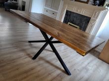 Load image into Gallery viewer, RUSTIC DINING TABLE - SPIDER FRAME LEGS