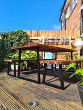 Load image into Gallery viewer, GARDEN TABLE - TRAPEZIUM LEGS