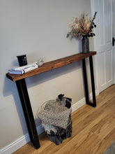 Load image into Gallery viewer, CONSOLE TABLE/RADIATOR COVER - SQUARE BOX STEEL LEGS - 106CM High