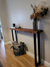 Load image into Gallery viewer, CONSOLE TABLE/RADIATOR COVER - SQUARE BOX STEEL - 90cm High