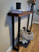 Load image into Gallery viewer, CONSOLE TABLE/RADIATOR COVER - SQUARE BOX STEEL LEGS - 106CM High