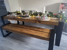 Load image into Gallery viewer, SLEEPER DINING TABLE - WRAP AROUND LEGS