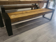 Load image into Gallery viewer, RAILWAY SLEEPER BENCH - WRAP AROUND LEGS