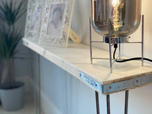 Load image into Gallery viewer, CONSOLE TABLE/RADIATOR COVER - HAIRPIN - 90cm High