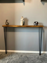 Load image into Gallery viewer, CONSOLE TABLE/RADIATOR COVER - HAIRPIN - 90cm High