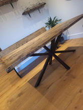 Load image into Gallery viewer, RUSTIC DINING TABLE - SPIDER FRAME LEGS
