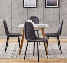 Load image into Gallery viewer, GREY VELVET DINING CHAIRS - SET OF 4
