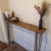 Load image into Gallery viewer, CONSOLE TABLE/RADIATOR COVER - HAIRPIN -  106CM High
