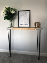 Load image into Gallery viewer, CONSOLE TABLE/RADIATOR COVER - HAIRPIN -  90cm High
